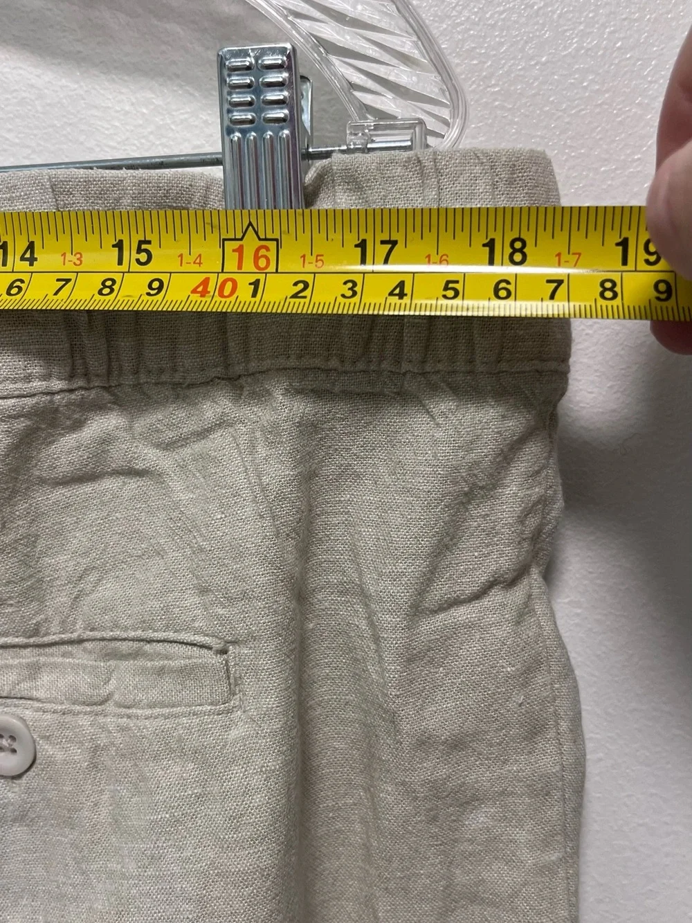 (2) Saks Fifth Avenue Men's Drawstring Linen Joggers in Beige and Light Gray